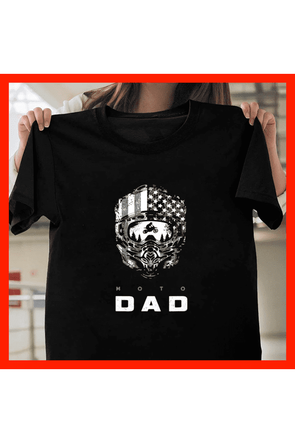 Mens American Motocross Dad Dirt Bike Apparel , Motocross H9525, for Unisex - Up to 5XL Available