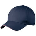 thumbnail image 1 of Mens Americana Flag Sandwich Cotton Cap Blue Crush, 1 of 3