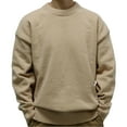 Mens And Womens Candy Colored Loose Plus Size Round Neck Pullover