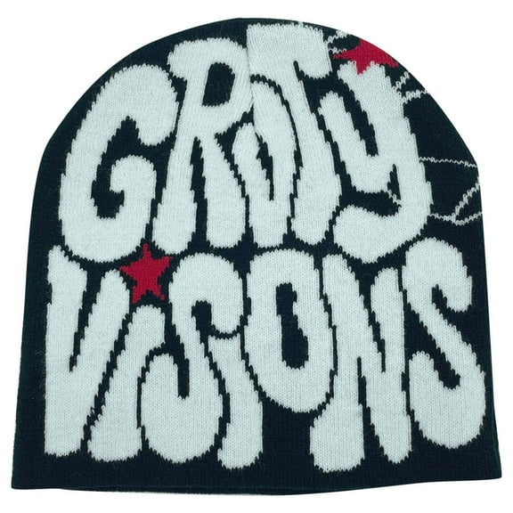 Hats Men's And Women's Jacquard Letter Warm Knitted Hat for Adults