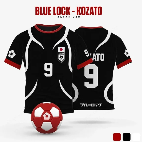 Mens Anime Jersey Blue Lock Sae Itoshi Role Playing 3d Print T-shirt T shirt Breathable Men Women Fashion Oversized Short Sleeve