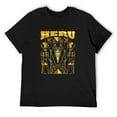 thumbnail image 1 of Mens Ankh Life Hieroglyphics Egyptian God Horus Kemetic Heru T-Shirt Black 3X-Large, 1 of 5