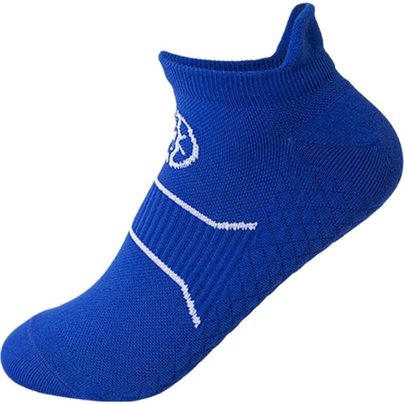 Mens Ankle Running Socks, Athletic Cushioned Low Cut Short Sports Socks