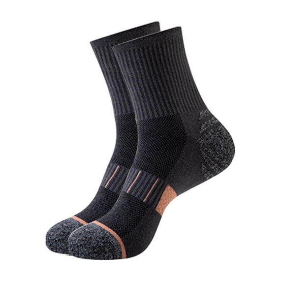 Mens Ankle Running Socks, ZDNIXIAN – Low Cut Running Socks with Arch Support, Cushioned Sole & Heel Tab Black
