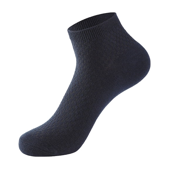 Mens Ankle Socks Premium Box Pack Single Pair Rayon Casual Socks Compression Socks for Men Blue One Size