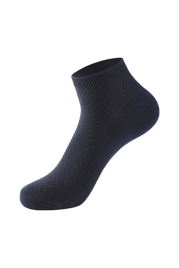 Mens Ankle Socks Premium Box Pack Single Pair Rayon Casual Socks Compression Socks for Men Blue One Size