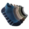 thumbnail image 1 of Mens Ankle socks Durable Color Short Basketball Six Pack Socks for Men, 1 of 2