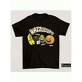 thumbnail image 1 of Mens Annoying Orange Meme Parody T-Shirt - Funny WAZZUP! ! Graphic Tee With Banana & Fruit Characters, Black Casual Short Sleeve Shirt For Summer, Humorous Gift Idea For Men, 1 of 5