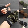 thumbnail image 1 of Mens Anti Skid Cycling Bike Gym Fitness Sports Half Finger Gloves, 1 of 5