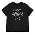 thumbnail image 1 of Mens Anti Valentine'S Day Not Today Cupid Anti Love Funny T-Shirt Black 3X-Large, 1 of 5