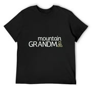 Mens Appalachian State Mountaineers Mountain Momma Grandma T-Shirt Black