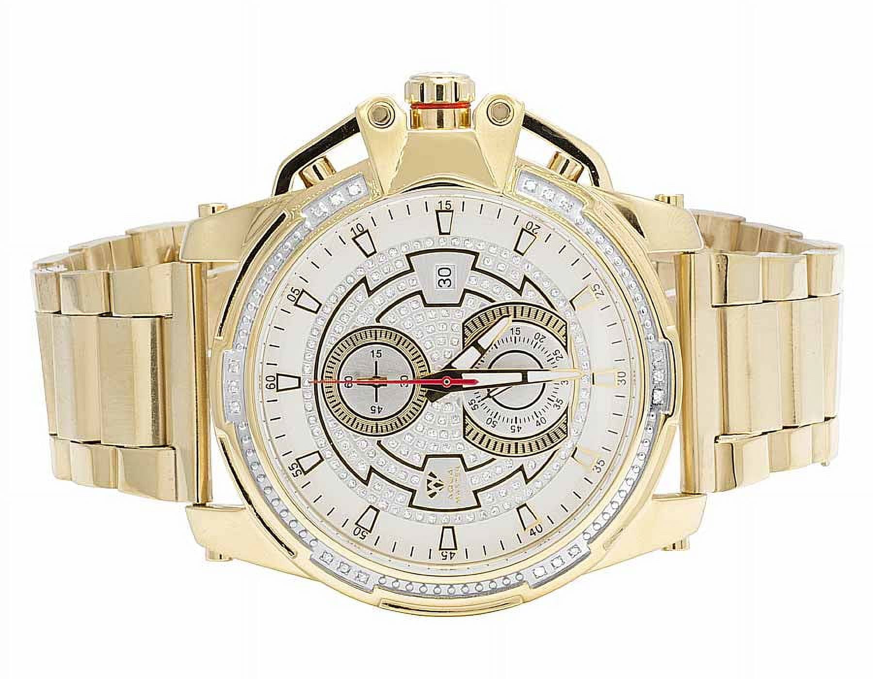 Mens Aqua Master 50MM White Dial Diamond Kenya Ubuy