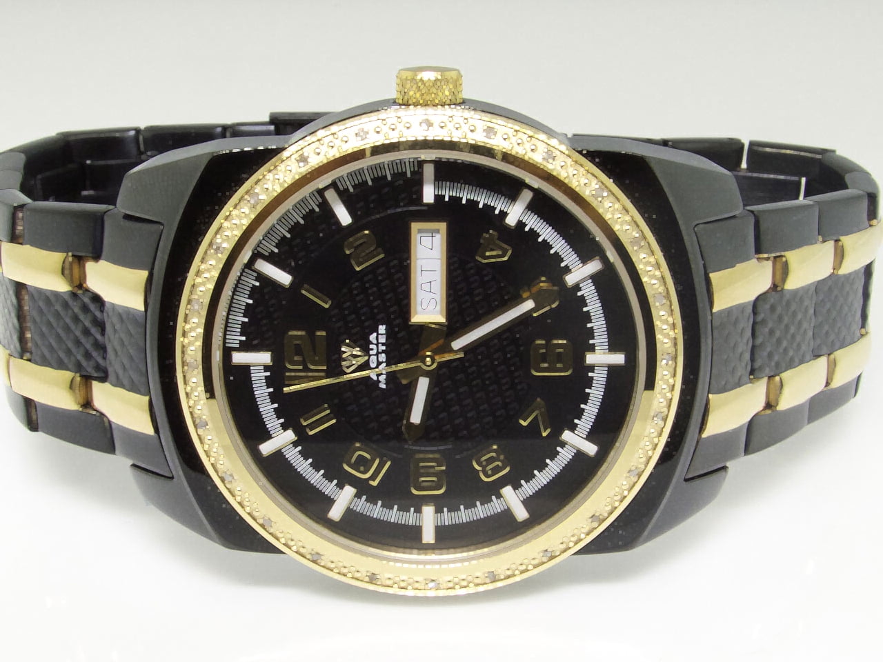 Mens Aqua Master Diamond Watch W#335