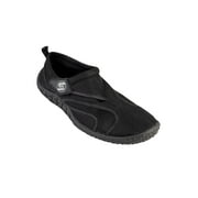 Mens Aqua Sock Wave Water Shoes - Waterproof Slip-Ons for Pool, Beach and Sports, Black/ Black, Size 9M, S7