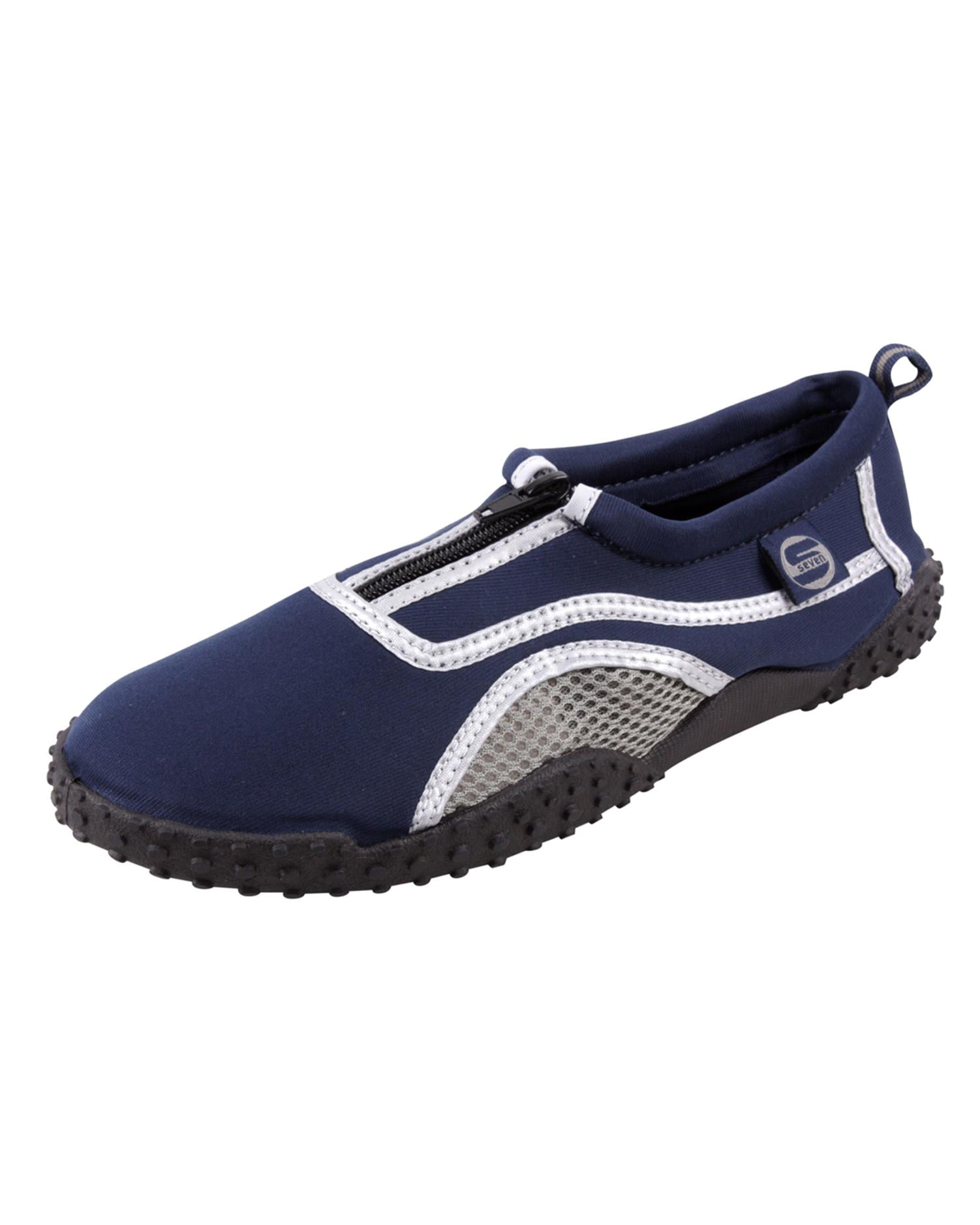 Mens Big Sizes 14 16 Aqua Sock Wave Water Shoes Waterproof Slip Ons for Pool Beach and Sports Black Size 14M S7 Walmart