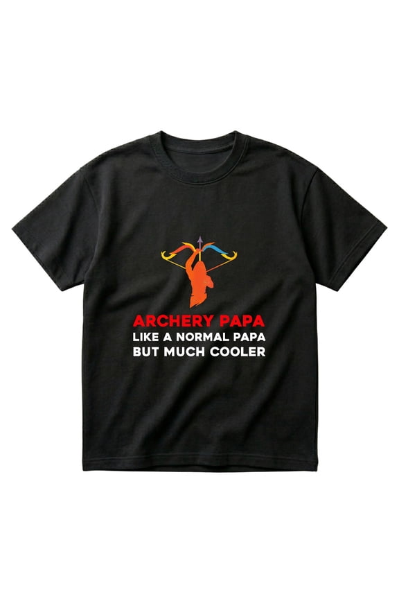 Mens Archery Papa Funny Gift Idea For Archers Compound Bow T-Shirts
