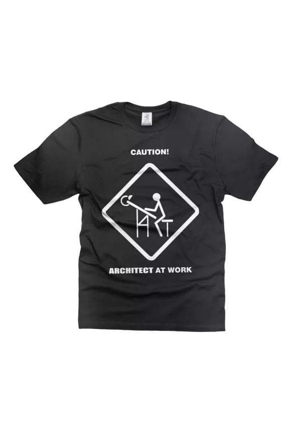 Mens Architect T-Shirt Architect At Work T Shirt Funny Architect Shirts Gift, Unisex T-Shirt