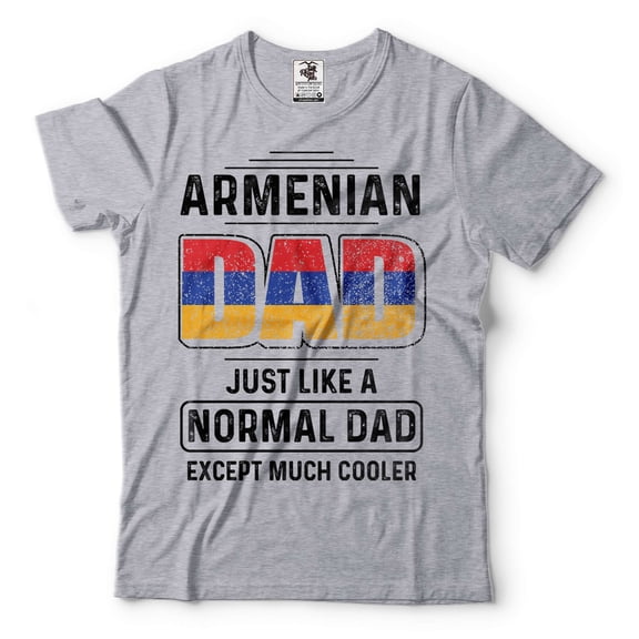 Mens Armenian T-shirt Armenian Dad Shirt Father Gifts Funny Armenian Shirts Father's Day Gift tee (3X-Large Grey)