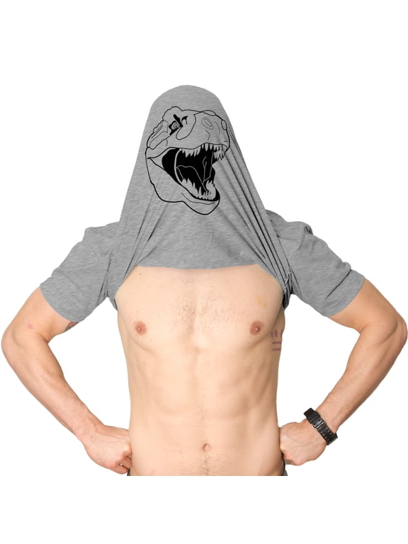 Mens Ask Me About My Trex T Shirt Funny Cool Dinosaur Flip Graphic Novelty Tees Graphic Tees