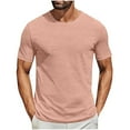 thumbnail image 1 of Mens Athletic Basic T-Shirts, Short Sleeve Shirts for Men Summer Casual Quick Dry Solid Color Crewneck Workout Tops, 1 of 6