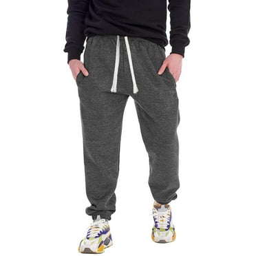 Mens Athletic Pants Clearance Solid Color, Athletic Grey Sweatpants Workout with Pockets Long Lounge Pants Loose Training Running Track Pants Sweat Pants