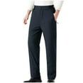 thumbnail image 1 of Mens Athletic Pants Ofreoo Men's Fashion Casual Solid Color Elastic Waist Pockets Leg Full Length Pants Work Pants for Men, 1 of 6