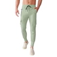 thumbnail image 1 of Mens Athletic Pants, Sports Pants Men Multiple Pockets Elastic Running Pants Drawstring Workwear Pantalones para Hombres Trousers, 1 of 5