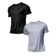 thumbnail image 1 of Mens Athletic Running Shirts Short Sleeve Workout T-Shirts Quick Drying Lightweight Running Tee Gym Sports Shirts, 1 of 6