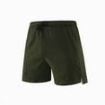 thumbnail image 1 of Mens Athletic Running Shorts Lightweight Breathable Quick Dry Active Gym Workout Shorts with Zipper Pockets, 1 of 2