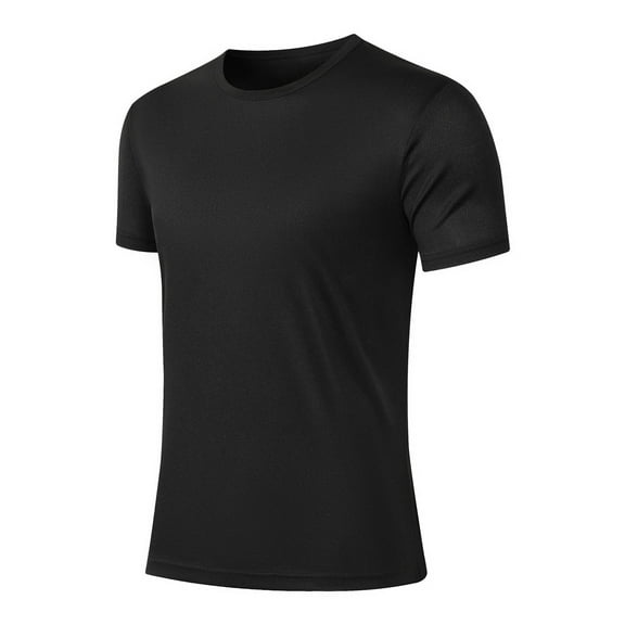 Mens Athletic Shirts Short Sleeve Quick Dry Gym Workout Running Exercise T-Shirt Lightweight Moisture Wikcing Sports Tee Top