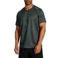thumbnail image 1 of Mens Athletic Short Sleeve T-Shirts Quick Dry Breathable Mesh Crew Neck Workout Shirts Summer Casual Muscle Tops Solid Color Outdoor Sports Activewear Tees for Basketball, 1 of 9