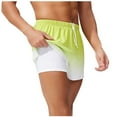 thumbnail image 1 of Mens Athletic Shorts Compression Liner 5 Inch Inseam Sweat-Shorts High Waisted Drawstring Elastic Waist Joggers Pants Hybrid Quick Dry Shorts Golf Training Trouser with Pockets, 1 of 5