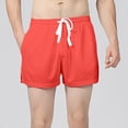 thumbnail image 1 of Mens Athletic Shorts For Basketball Training Gym Workouts Loose Fit Casual Running 3 4 Inch Inseam Breathable Lightweight Comfort Mens Shorts, 1 of 4