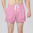 thumbnail image 1 of Mens Athletic Shorts For Basketball Training Gym Workouts Loose Fit Casual Running 3 4 Inch Inseam Breathable Lightweight Comfort Mens Shorts, 1 of 4