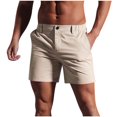 thumbnail image 1 of Mens Athletic Shorts Qiggri Men Casual Fashion Solid Shorts With Pocket Elastic Waist Shoort Pants Workout Shorts Men, 1 of 7