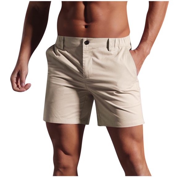 Mens Athletic Shorts Qiggri Men Casual Fashion Solid Shorts With Pocket Elastic Waist Shoort Pants Workout Shorts Men