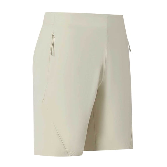 Mens Athletic Shorts Quick Dry Moisture-Wicking Workout Gym Short Pants with Zipper Pockets Fathers Day Gift