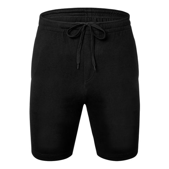 Mens Athletic Shorts with Pockets Quick Drying Activewear for Gym Workout, Black, S