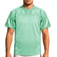 thumbnail image 1 of Mens Athletic Sports T-Shirt V-Neck Short Sleeve Mesh Workout Shirt Fashion Loose Pullover Fathers Day Gift, 1 of 7