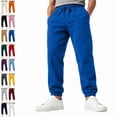 thumbnail image 1 of Mens Athletic Sweatpants with Pockets Drawstring Waist Casual Baggy Fleece Joggers Running Workout Track Pants Royal Blue S, 1 of 10