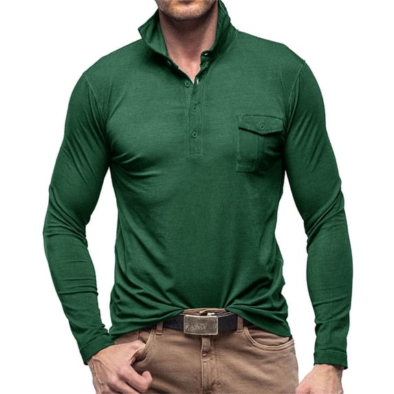 Mens Athletic Sweatshirts Jumper Sports Shirts Mens 1/4 Zip Fleece Pullover Shirts Cotton Stand Collar Long Sleeve Henley Pullover Tops Lightweight Workout Sweatshirt Athletic Mock Neck Shirts
