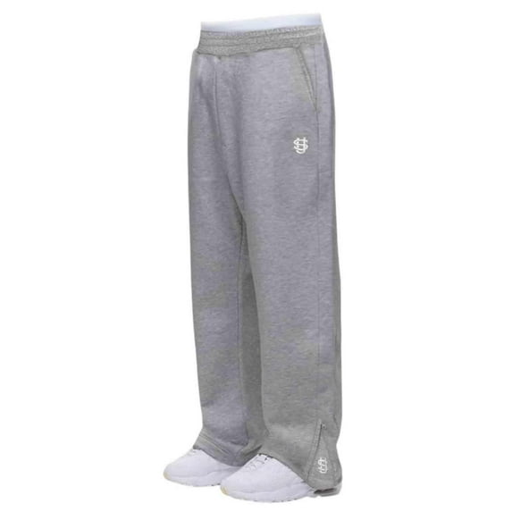 Mens Athletic Workout Jogger Sweatpants Solid-Color Loose Sports Warm Dance Embroidery Zipper Sweatpants with Pocket And Drawstring Size Gray Xs-2XL