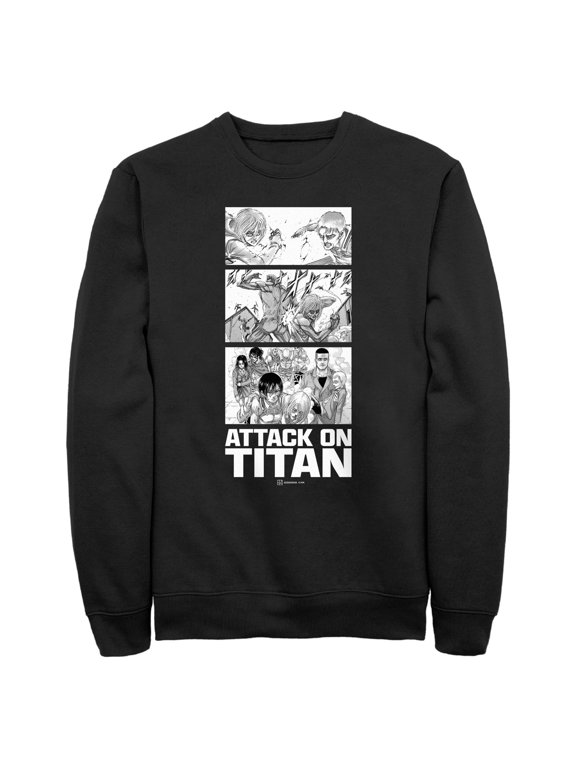 Mens Attack on Titan Annie vs. Reiner Panels Sweatshirt