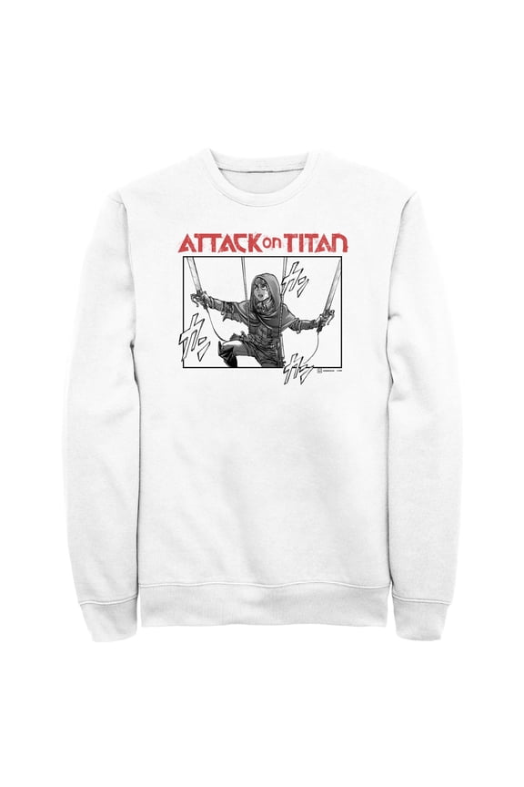 Mens Attack on Titan Armin Arlert Panel Sweatshirt