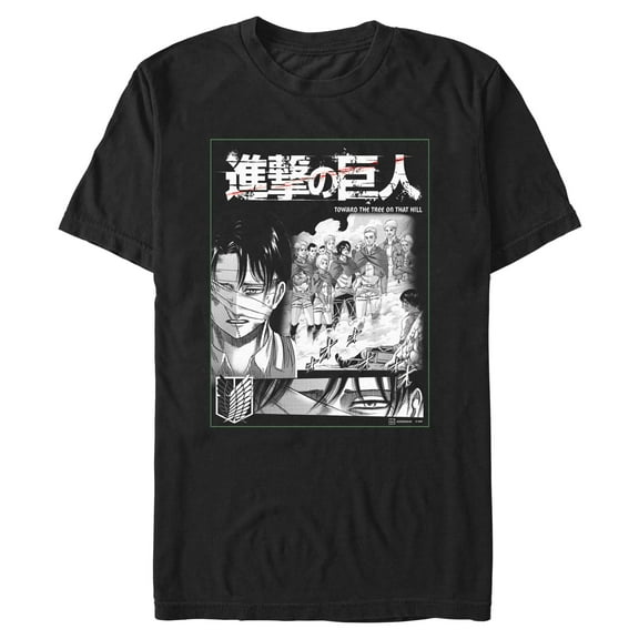 Mens Attack on Titan Bandaged Levi Ackerman T Shirt