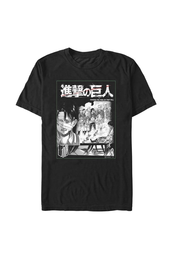 Mens Attack on Titan Bandaged Levi Ackerman T Shirt
