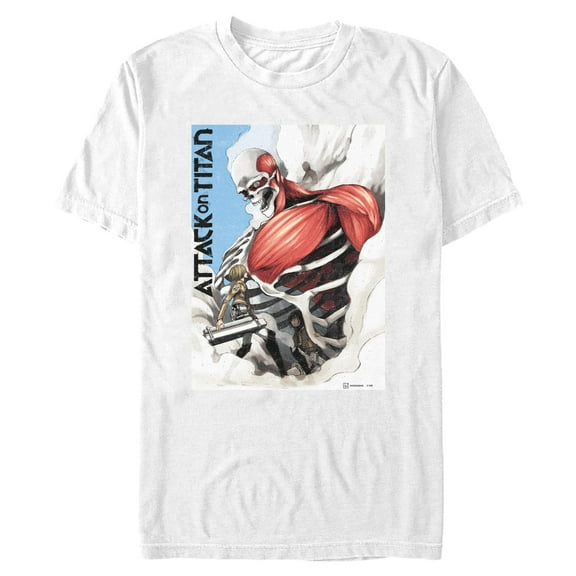 Mens Attack on Titan Colossus Titan Smoke T Shirt