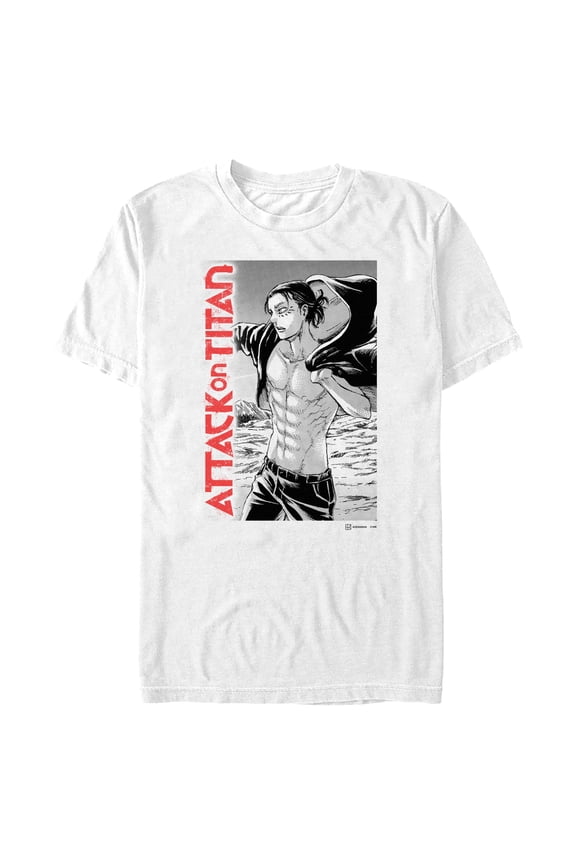 Mens Attack on Titan Eren Jaeger Panel T Shirt