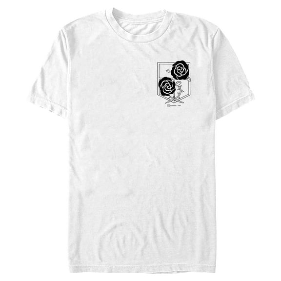 Mens Attack on Titan Garrison Pocket Badge T Shirt
