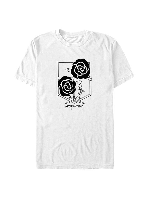 Mens Attack on Titan Garrison Regiment Logo T Shirt